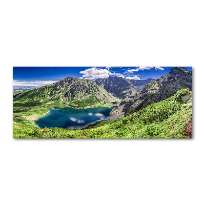 Foto obraz akrylový na stenu Čierne jazero Tatry