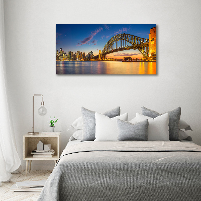 Moderný akrylový fotoobraz Panorama Sydney