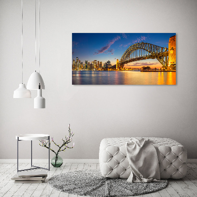 Moderný akrylový fotoobraz Panorama Sydney