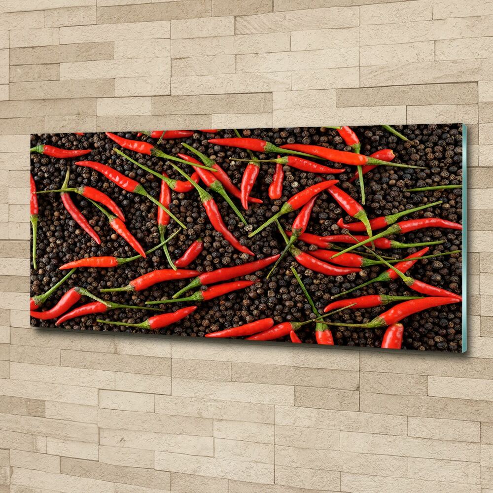 Foto obraz akrylový Chilli papričky
