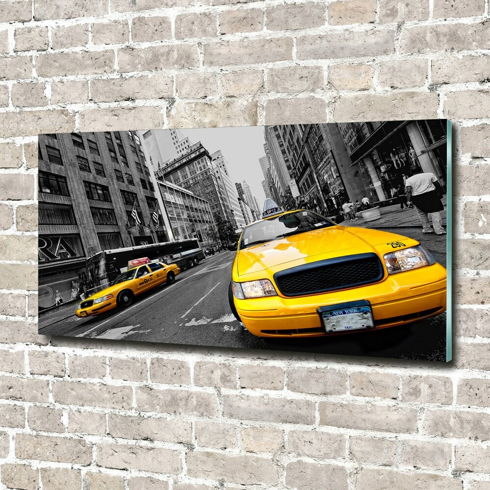 Foto obraz akrylový na stenu Taxi New York