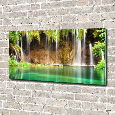 Foto obraz akrylové sklo Plitvické jazerá
