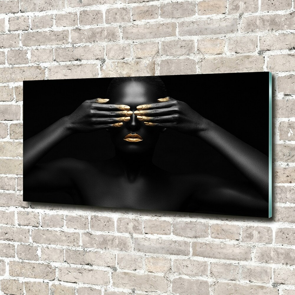 Foto obraz akryl do obývačky Žena v čiernom