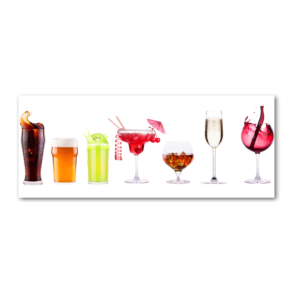 Foto obraz akrylové sklo Sada drinkov