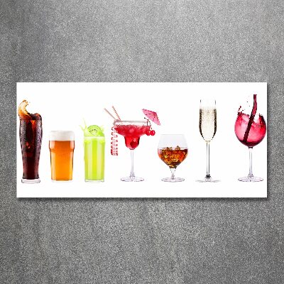 Foto obraz akrylové sklo Sada drinkov