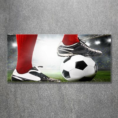 Foto obraz akrylový Nohy futbalistu