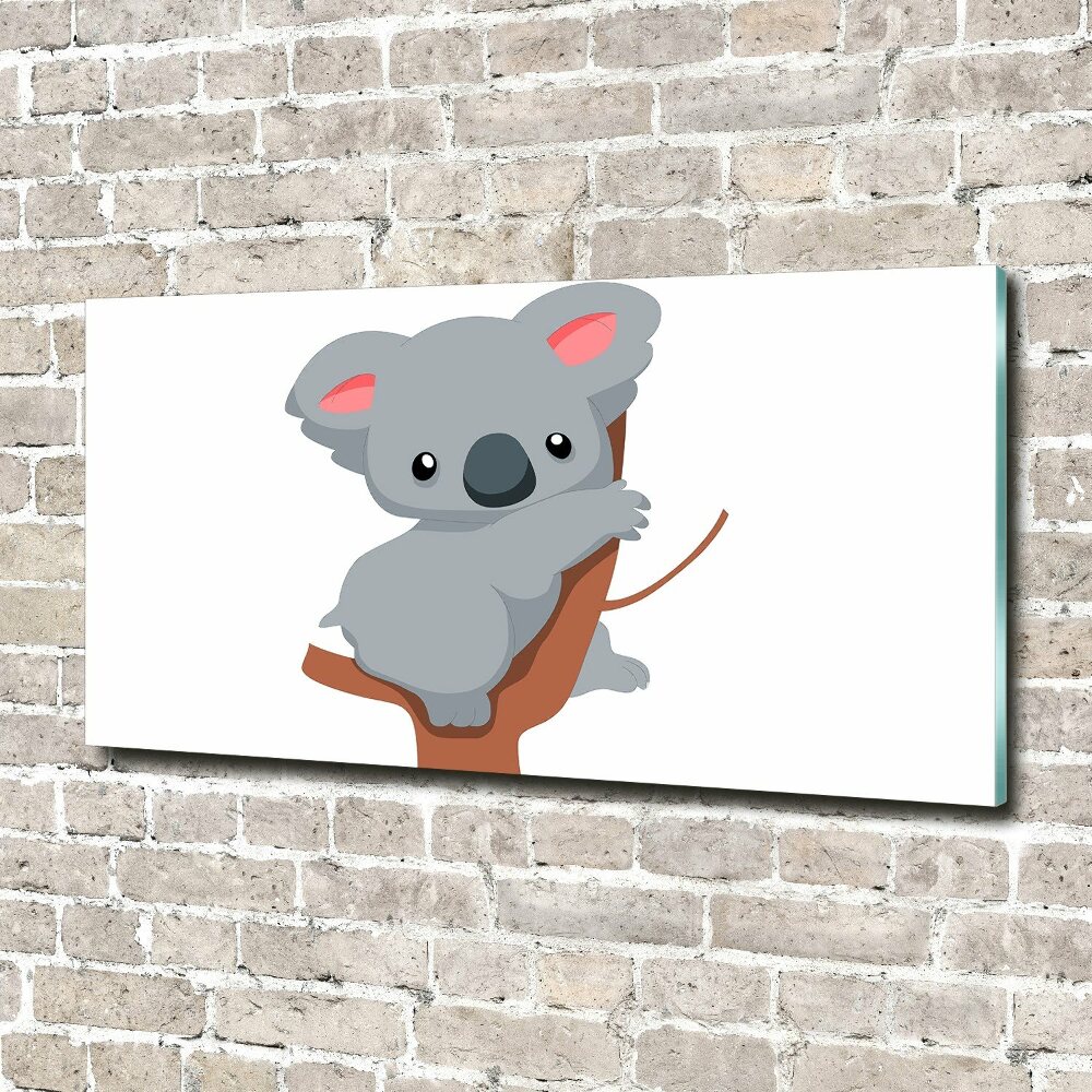 Foto obraz akrylový Koala na strome