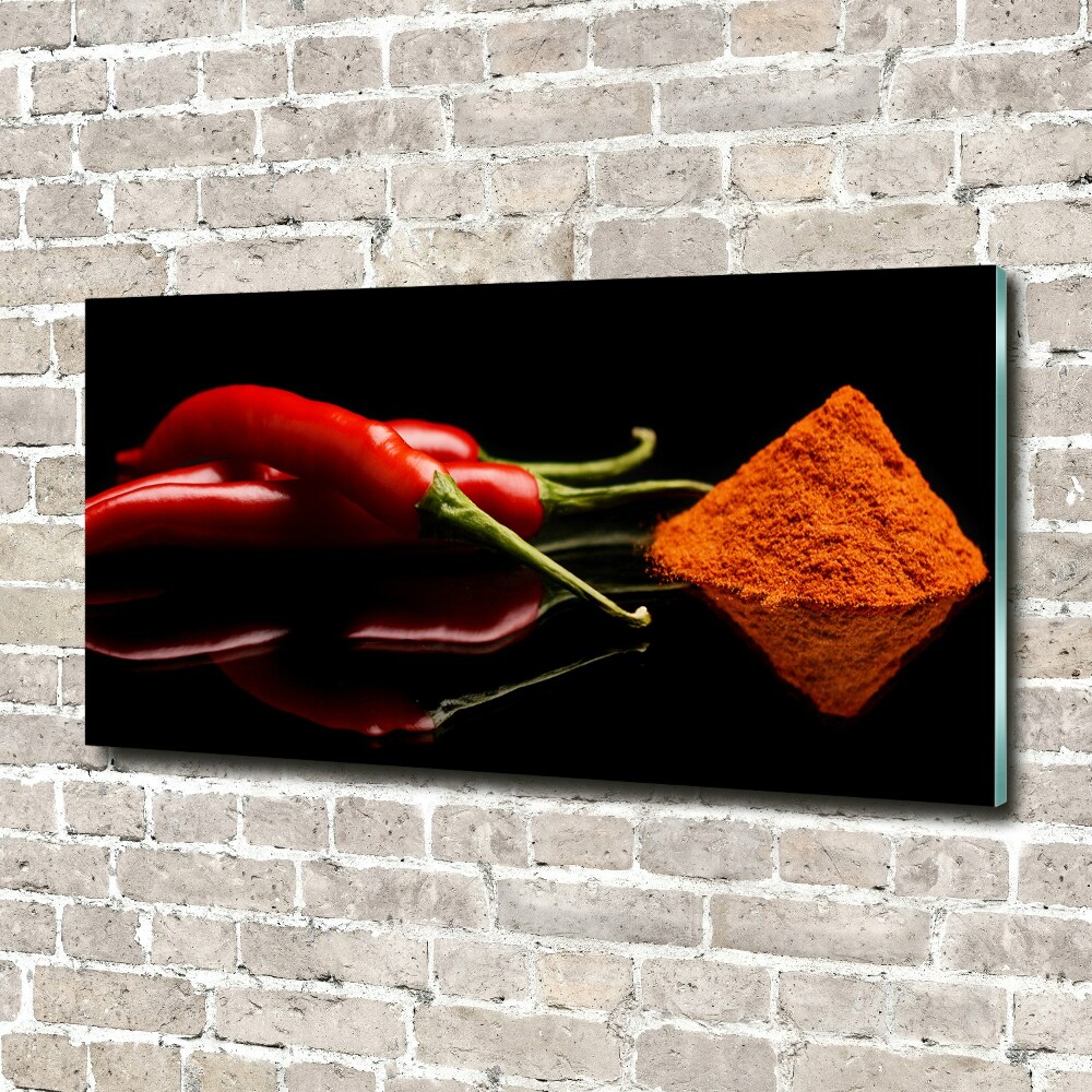 Foto obraz akrylový na stenu Chilli a cayenne