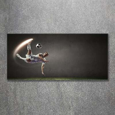 Foto obraz akrylové sklo Futbalista
