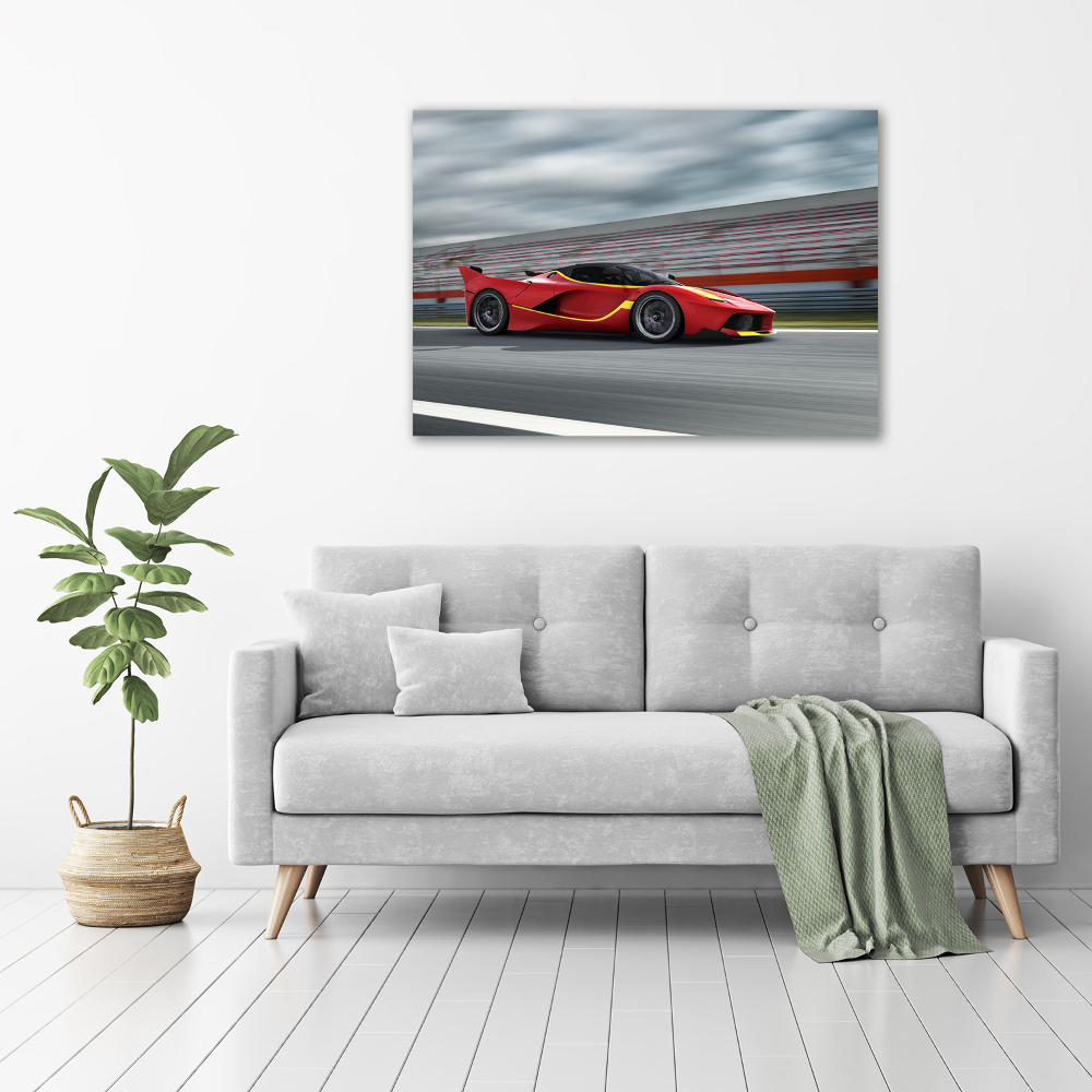 Moderný foto-obraz akryl na stenu Športové auto