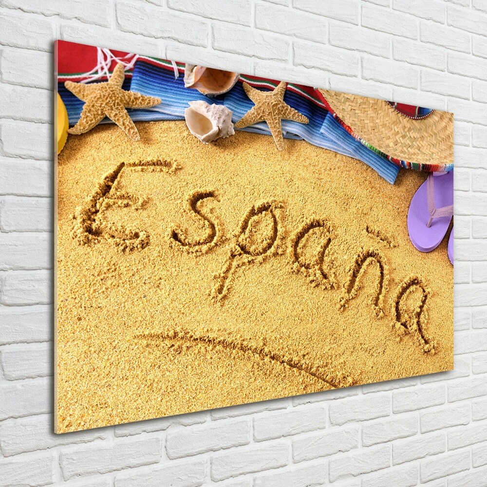 Foto obraz akrylové sklo Španielsky nápis