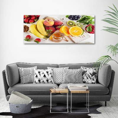 Foto obraz akrylový do obývačky Ovocie a med