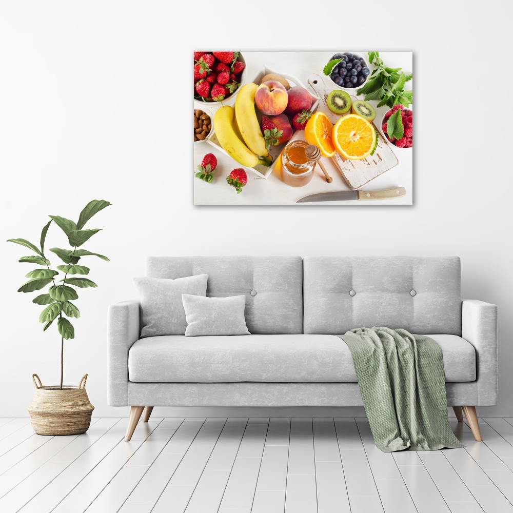 Foto obraz akrylový do obývačky Ovocie a med