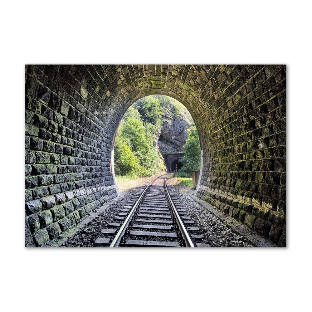 Foto obraz akrylový Železničný tunel