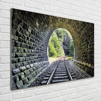 Foto obraz akrylový Železničný tunel