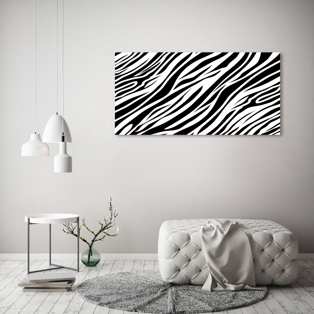 Moderný akrylový fotoobraz Zebra pozadie