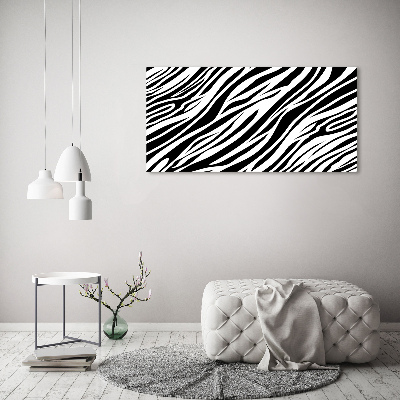 Moderný akrylový fotoobraz Zebra pozadie