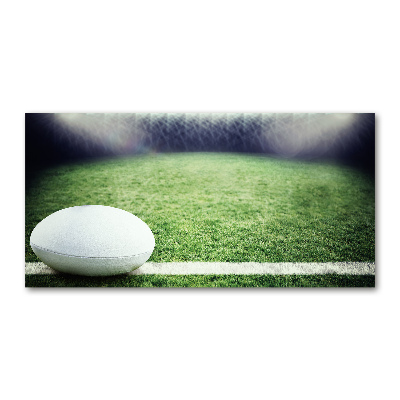 Moderný obraz fotografie na akrylu Lopta na rugby
