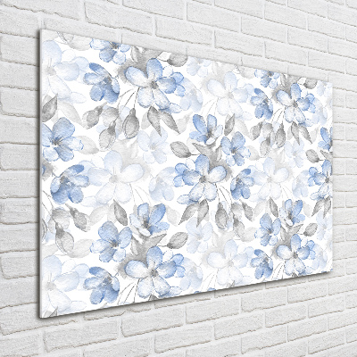 Moderný akrylový fotoobraz Jemné kvety