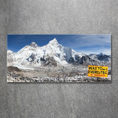 Foto obraz akrylový Hora Everest