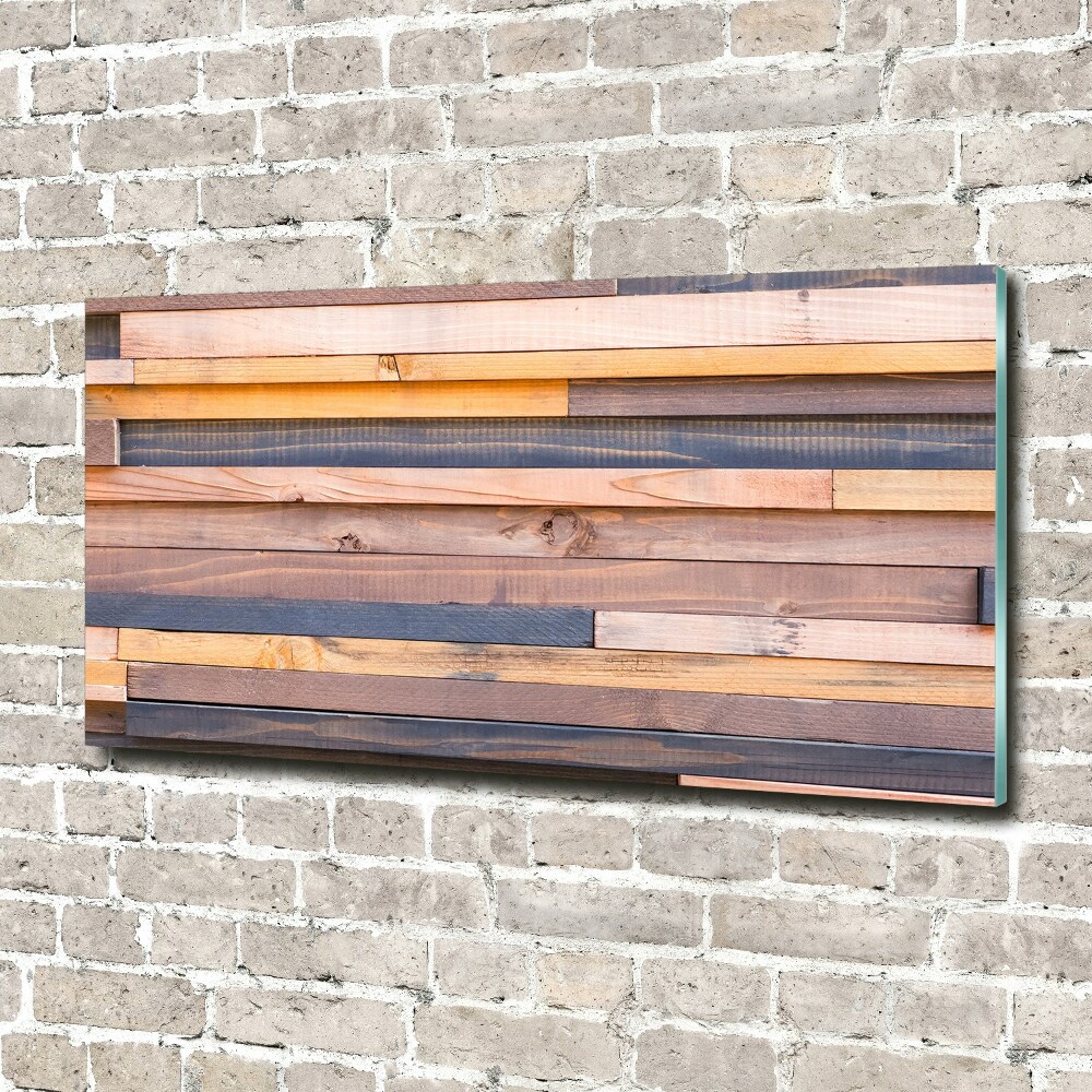 Foto obraz akrylový Drevená stena