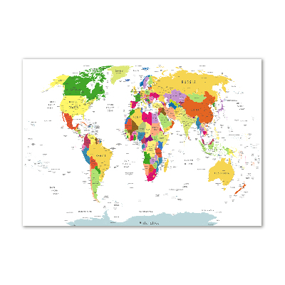 Foto obraz akrylové sklo Mapa sveta