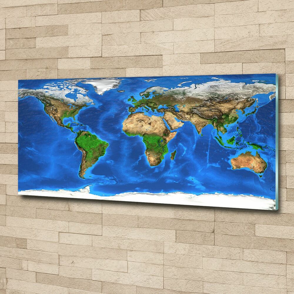 Foto obraz akrylový Mapa sveta