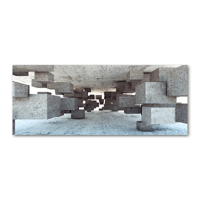 Foto obraz akryl do obývačky Kvádre v betóne