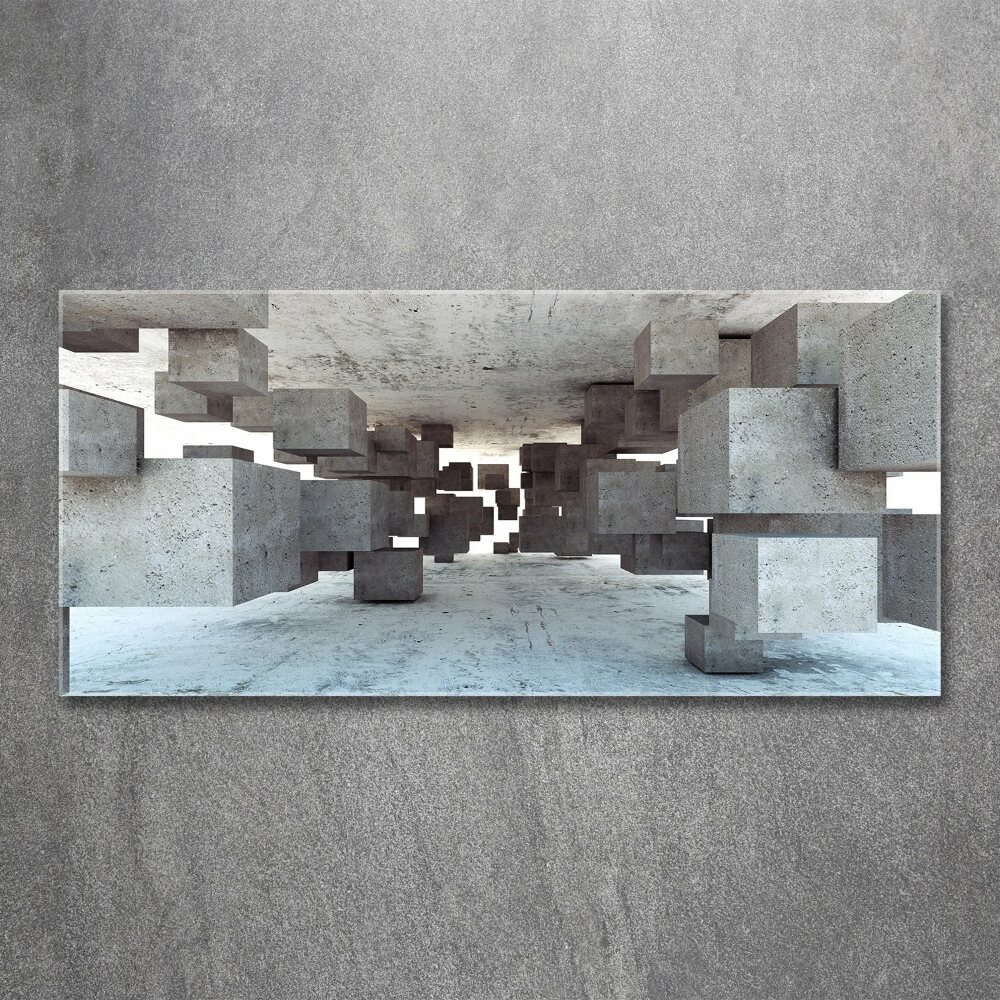 Foto obraz akryl do obývačky Kvádre v betóne
