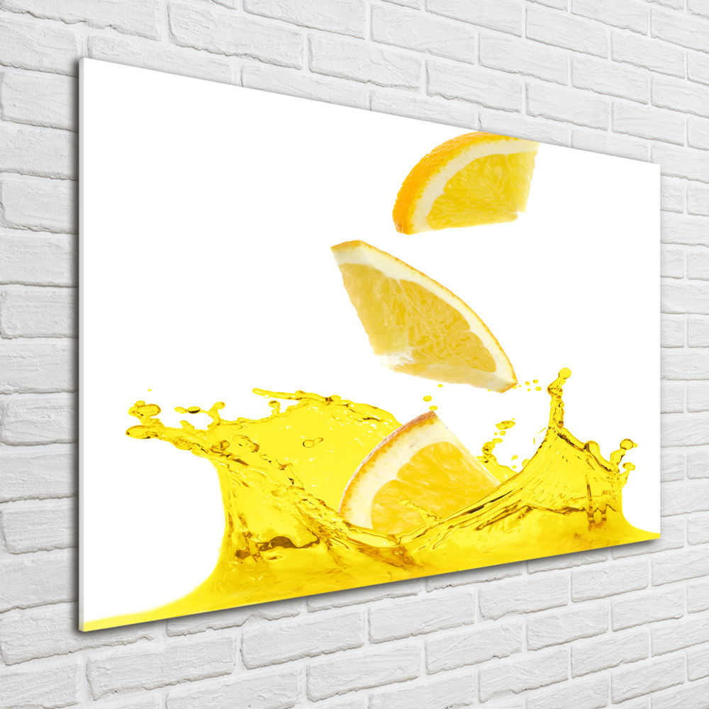 Foto obraz akrylový Plátky citróna