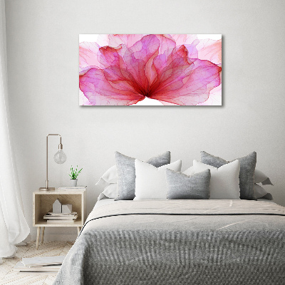 Foto obraz akryl do obývačky Ružová kvetina