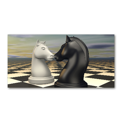 Foto obraz akrylové sklo Šach kone