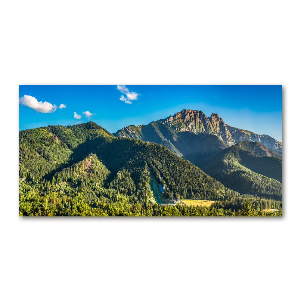 Foto obraz akrylové sklo Panorama Tatier