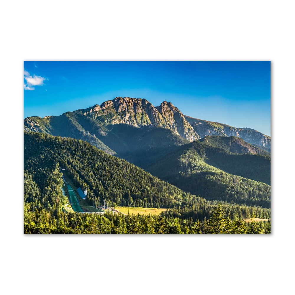 Foto obraz akrylové sklo Panorama Tatier