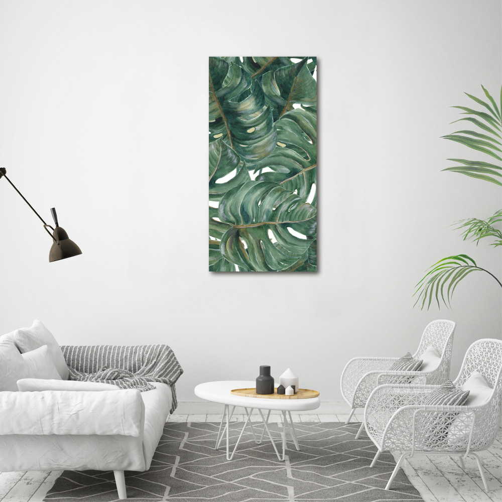 Vertikálny foto obraz akrylový na stenu Monstera