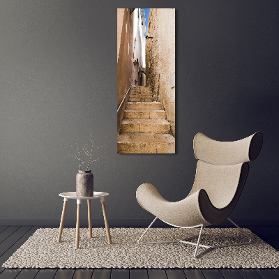 Vertikálny foto obraz akryl do obývačky Uličky Izrael