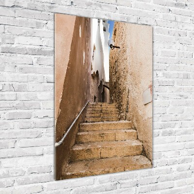 Vertikálny foto obraz akryl do obývačky Uličky Izrael