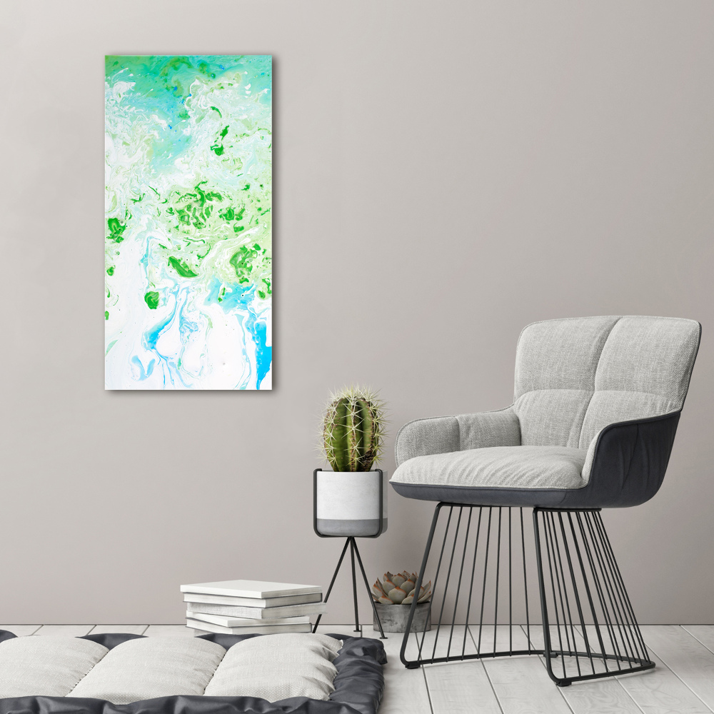 Vertikálny foto obraz akrylové sklo Abstrakcie palmy