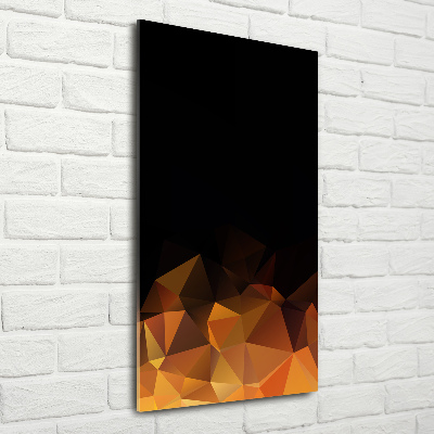 Vertikálny foto obraz akrylový Abstrakcie trojuholníky