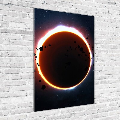 Vertikálny foto obraz akrylové sklo Zatmenie slnka