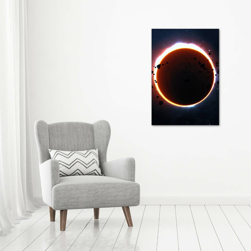 Vertikálny foto obraz akrylové sklo Zatmenie slnka