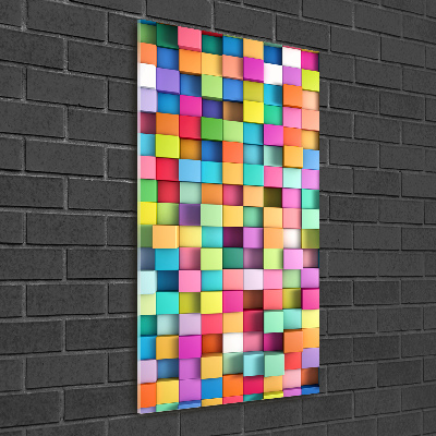 Vertikálny foto obraz akrylový Abstrakcie štvorca