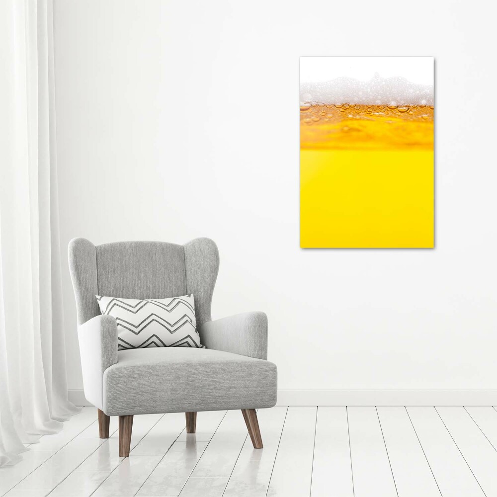 Vertikálny moderný obraz fotografie na akrylu Pivo