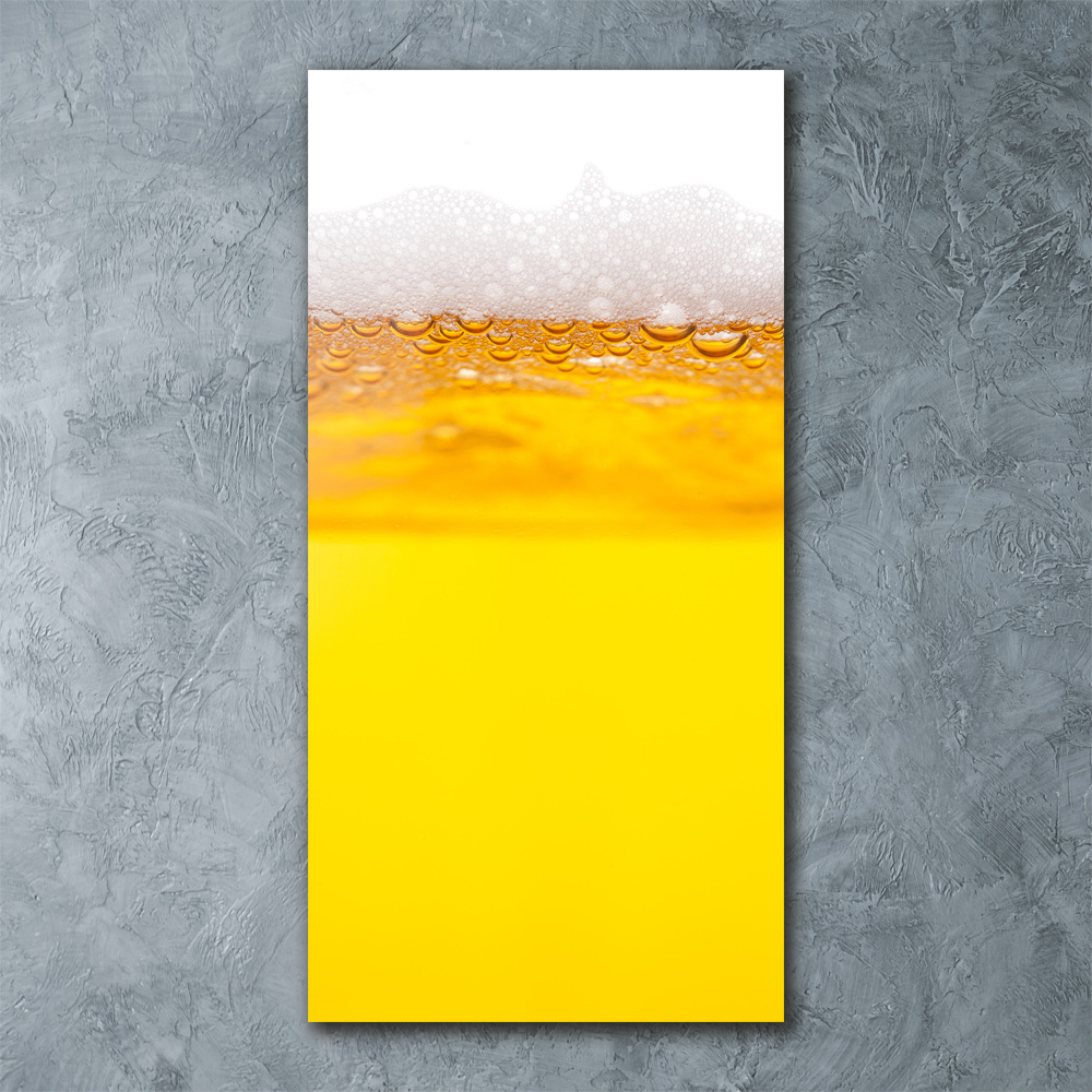 Vertikálny moderný obraz fotografie na akrylu Pivo