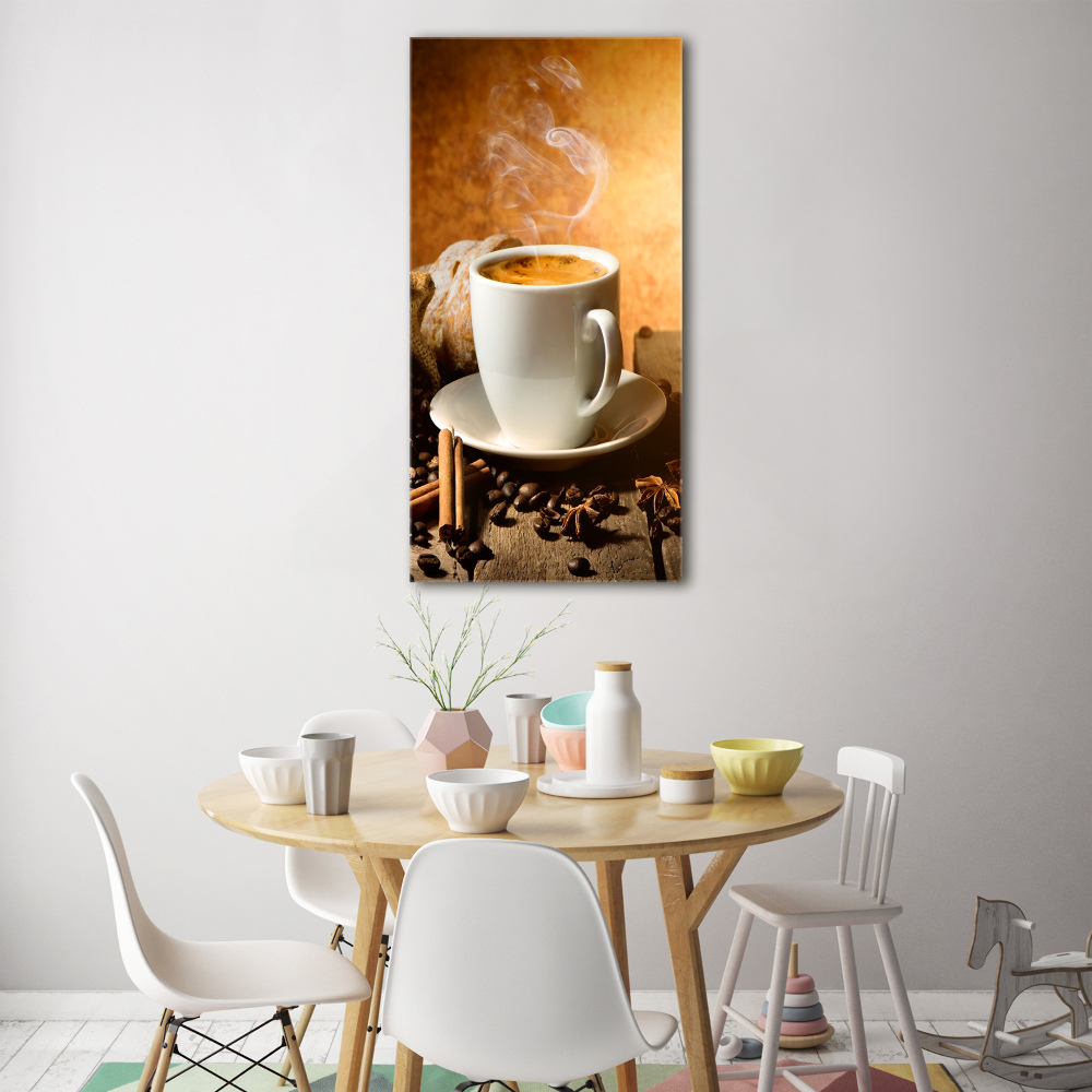 Vertikálny foto obraz akryl do obývačky Hrnček kávy