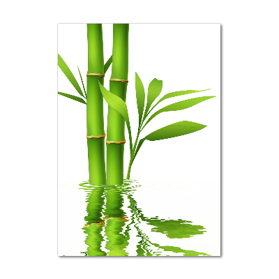 Vertikálny foto obraz akrylové sklo Bambus