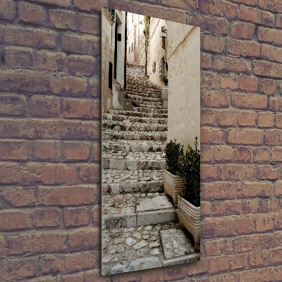 Vertikálny foto obraz akrylové sklo Pekná ulička