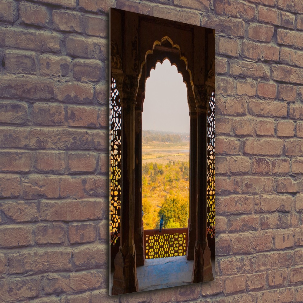 Vertikálny foto obraz akrylové sklo Fort Agra India