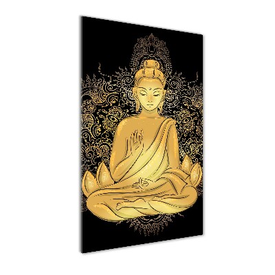 Vertikálny foto obraz akrylové sklo Buddha a mandala