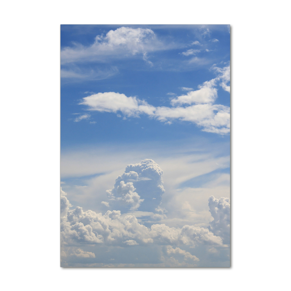 Vertikálny foto obraz akrylové sklo Mraky na nebi